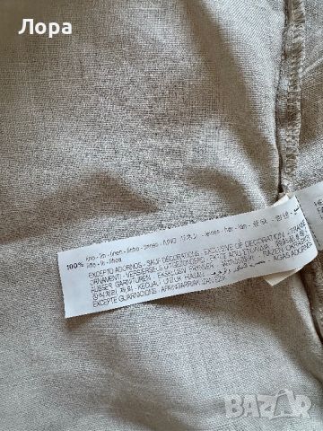ZARA блуза 100% лен, снимка 11 - Корсети, бюстиета, топове - 46418001