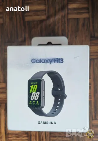 чисто нова Фитнес гривна Samsung Galaxy Fit3, Сив , снимка 9 - Смарт часовници - 49925929