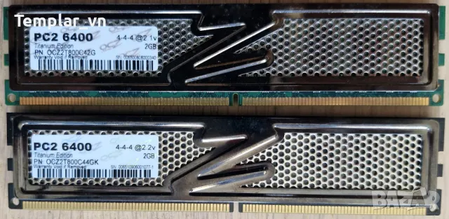 Asus P5Q 775 /  Kingston + OCZ Titanium 2x2 800 Low latency 444, снимка 7 - RAM памет - 28913866