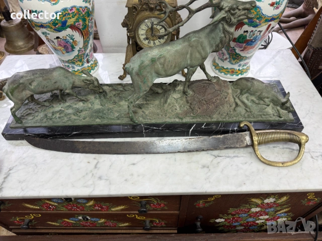 Френска пехотна сабя тип "брикет". №7815, снимка 5 - Антикварни и старинни предмети - 53042676