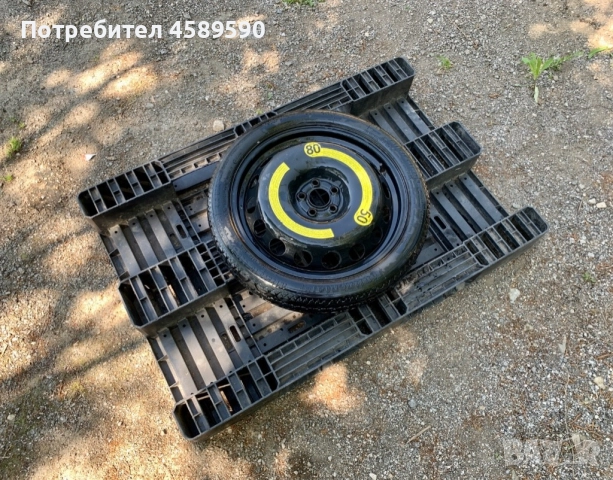 Оригинална резервна гума/ПАТЕРИЦА Continental 18цола 5x100 за Vw,Audi,Skoda,Seat, снимка 2 - Гуми и джанти - 51809121
