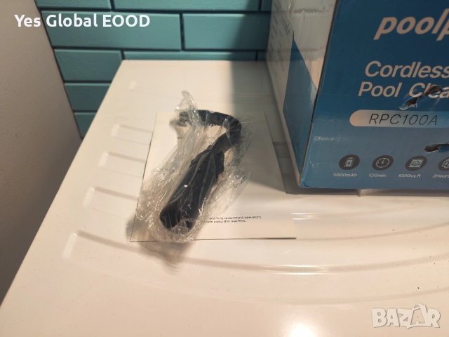 POOLPURE 2025 безжичен робот за почистване на басейн 100 мин, снимка 11 - Басейни и аксесоари - 52803736
