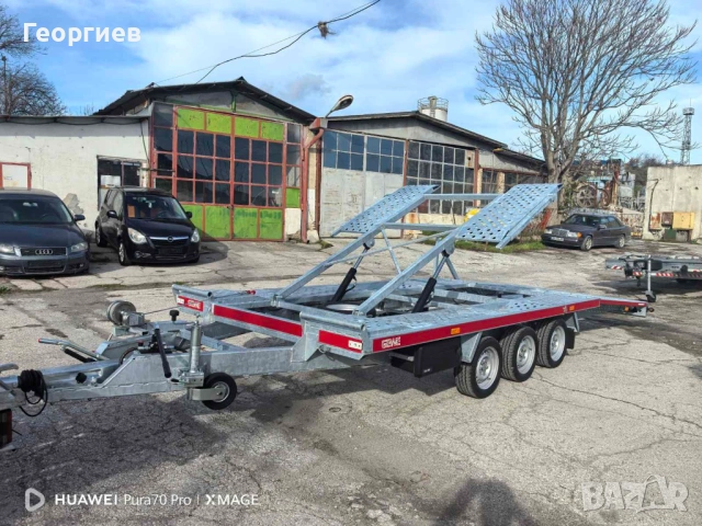 чисто нова сгъваема платформа GEWE , снимка 3 - Ремаркета - 52549040