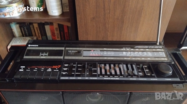 Радиокасетофон Hitachi TRK-7620E 3D Super Woofer, снимка 7 - Радиокасетофони, транзистори - 52943878