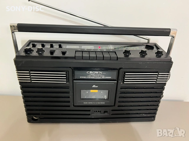 Продавам Ретро Касетофон 1978г ( Crown CSC-630FW JAPAN) , снимка 2 - Радиокасетофони, транзистори - 54074587