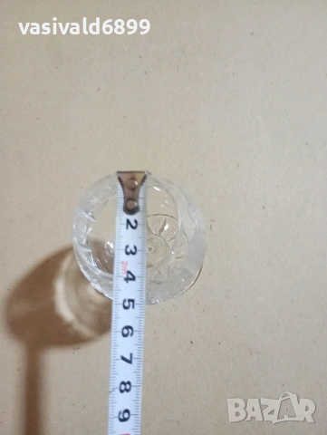 Кристален сервиз от 6 чаши , снимка 8 - Сервизи - 53749522