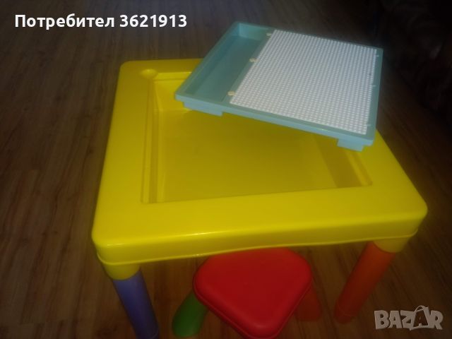 масичка със столче + игри, снимка 3 - Играчки за стая - 45225006