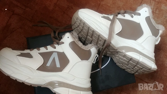 Зимни дамски обувки Коко тип спортни маратонки номер 39, снимка 2 - Маратонки - 53314421