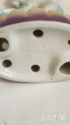 Танцуваща дама с воал Фигурка на цвете жаба Арт Нуво, снимка 9 - Колекции - 53866322