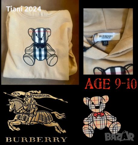 Оригинален суитчер Burberry, снимка 1 - Спортни екипи - 46531961