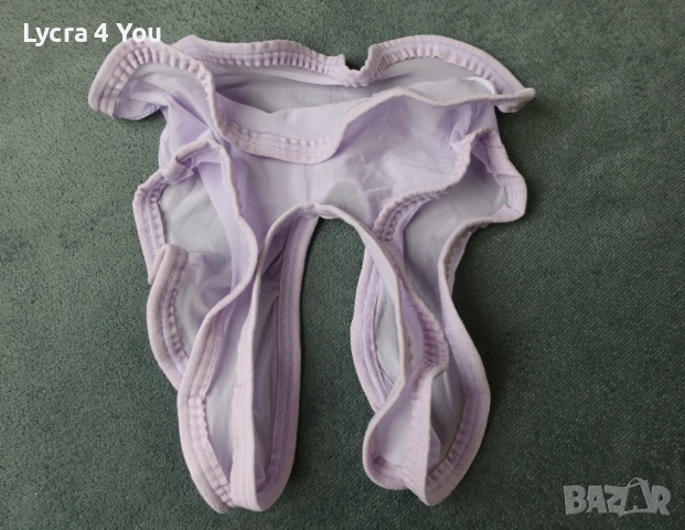 S прозрачни светлолилави бикини с интимен отвор, снимка 13 - Бельо - 51098482