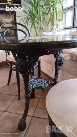 Чугунени крака масивно дърво 5см. 5бр. Цената не се коментира , снимка 2 - Маси - 52141716