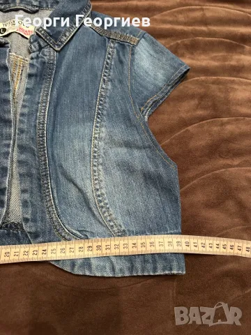 Дънково болеро, снимка 4 - Елеци - 49521422