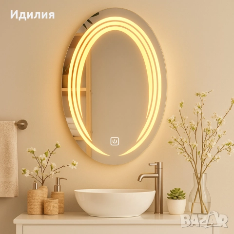 Огледало за баня с LED светлина
