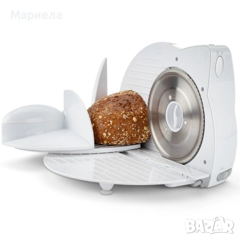 Слайсър Clatronic AS 2958, Бял / Колбасорезачка 180W, снимка 8 - Други стоки за дома - 53149138