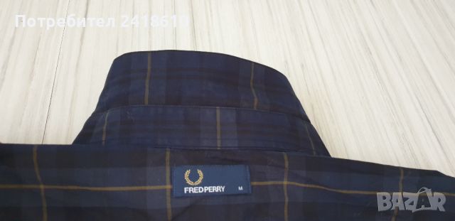 Fred Perry Cotton Slim Fit Mens Size M НОВО! ОРИГИНАЛ! Мъжка Риза!, снимка 13 - Ризи - 46770023