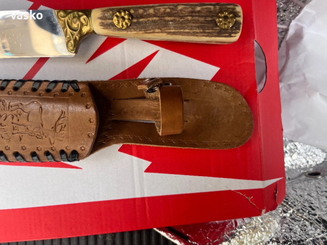 Стар Български,рог,30см, снимка 5 - Ножове - 52891059