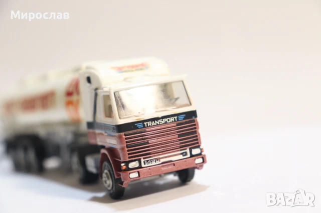 HERPA 1:87 H0 SCANIA ТИР КАМИОН ЦИСТЕРНА КОЛИЧКА МОДЕЛ, снимка 6 - Колекции - 50767269