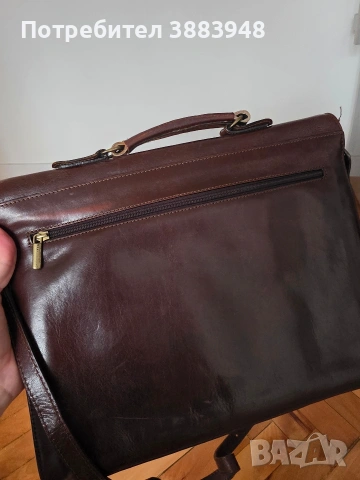 Антика - мъжка кожена чанта