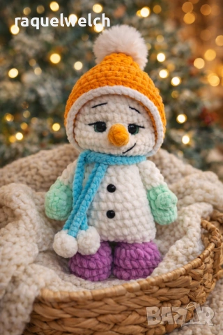 Ръчно Изплетени Снежни Човеци "Амигуруми"