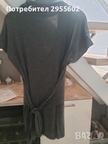 Elisabetta Franchi сива дамска блуза , снимка 2 - Тениски - 46346216