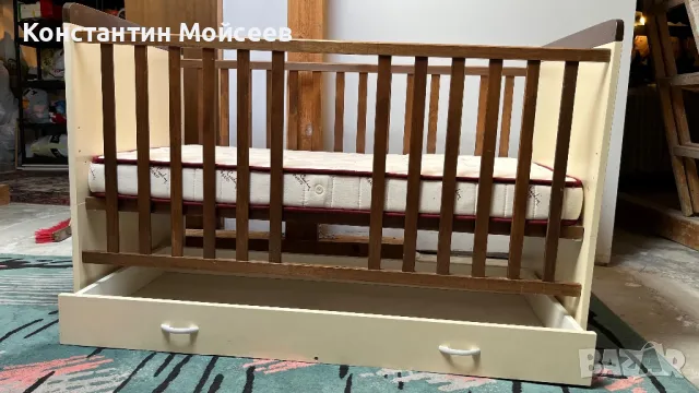 Детско креватче, снимка 3 - Мебели за детската стая - 49909380