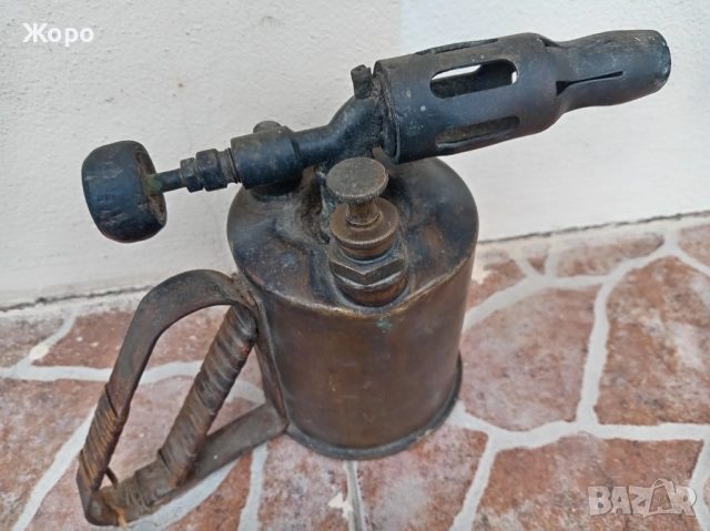 старинна мини бензинова лампа горелка, снимка 5 - Други ценни предмети - 52840662