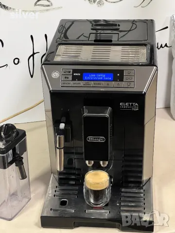 Кафемашина кафе автомат delonghı ELETTA cappuccino Top с гаранция, снимка 8 - Кафемашини - 49656845
