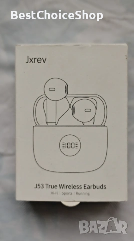 TWS J53 – Bluetooth безжични слушалки с LED дисплей, снимка 3 - Слушалки, hands-free - 53420670