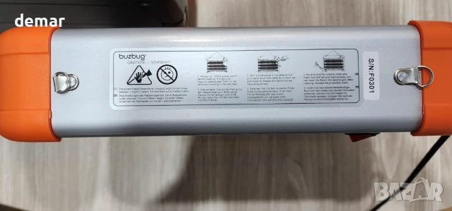 Buzbug LED Fly Zapper 3800V мощен електрически уред за насекоми, 3 лампи - MA009, снимка 5 - Други стоки за дома - 51157481