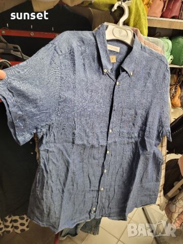ЛЕНЕНИ мъжки ризи Tommy Hilfiger+..- различни размери и модели, снимка 16 - Ризи - 46446523