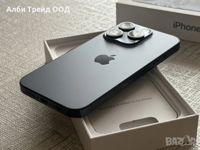 iPhone 15 Pro 128GB Blue Titanium – Перфектен, 100% Батерия.
