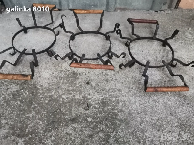 Стари стойки за сач, снимка 2 - Антикварни и старинни предмети - 53113761