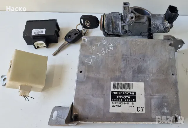 Компютър ЕКУ ECU Тойота Авенсис Т25 2.2 DKAT 177 к.с. Toyota Avensis T25 2.2 DCAT 177 hp 89661-05C70, снимка 1 - Части - 47426194