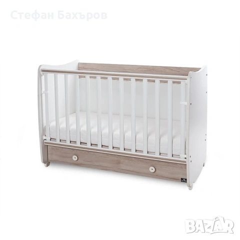 Детско легло Lorelli 70/140 см. бяло/светъл дъб