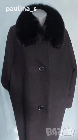 Винтидж аутлет / 2 бр. Вълнено палто с естествена кожа с косъм "Rue de Grenelle" и "Antoinette", снимка 14 - Палта, манта - 47980241