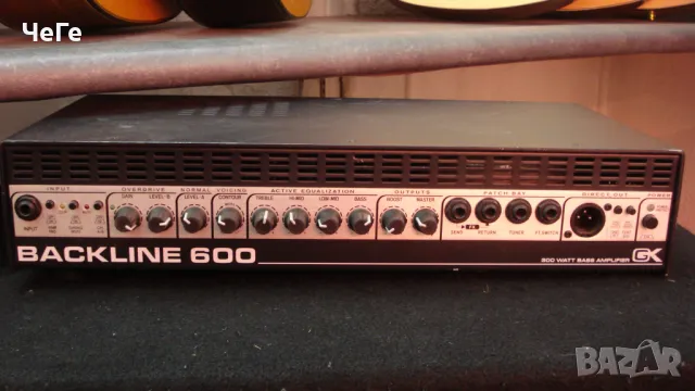 Gallien Krueger Back Line 600 Bass глава, снимка 1 - Китари - 48121979