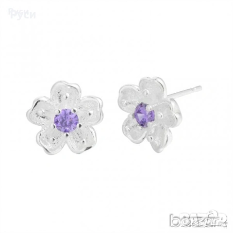 Обеци сребърно покритие - РАЗЛИЧНИ МОДЕЛИ, снимка 11 - Обеци - 20920768