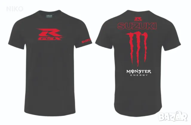 Тениска на YAMAHA SUZUKI HONDA , снимка 3 - Тениски - 50267007