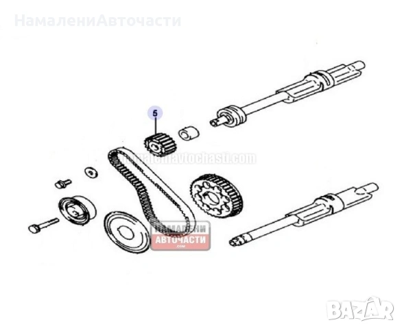 SMD131282 зъбно колело баланс вал Great Wall Hover Steed 2.4 бензин, снимка 2 - Части - 53383407