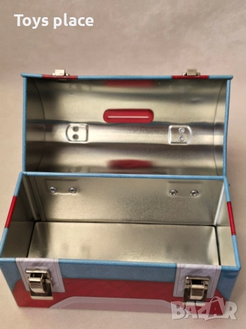 Рядка кутия за обяд Kinder Surprise Tin Chocolate Box - чанта за монети Касичка , снимка 7 - Колекции - 52507074