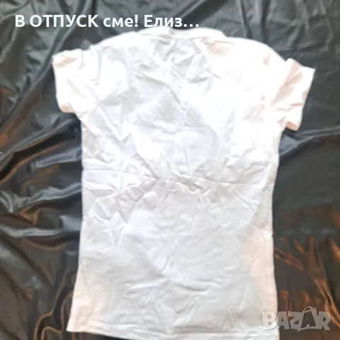 Тениска Pinko памук, везано лого с кристалчета S, снимка 3 - Тениски - 50192995