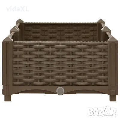 vidaXL Повдигната леха, 80x40x23 см, полипропилен(SKU:316512), снимка 4 - Други - 49271902