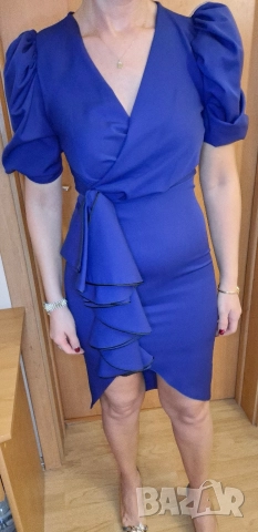 Официална синя рокля Fervente Istanbul , снимка 6 - Рокли - 38063716