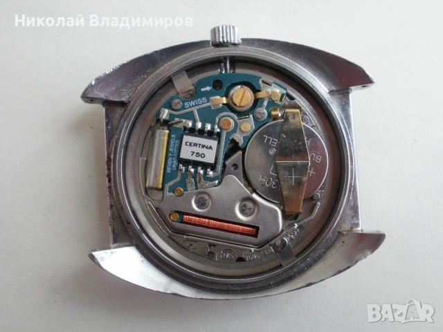 Certina швейцарски стар 1970 г. мъжки кварцов часовник, снимка 9 - Мъжки - 53565395