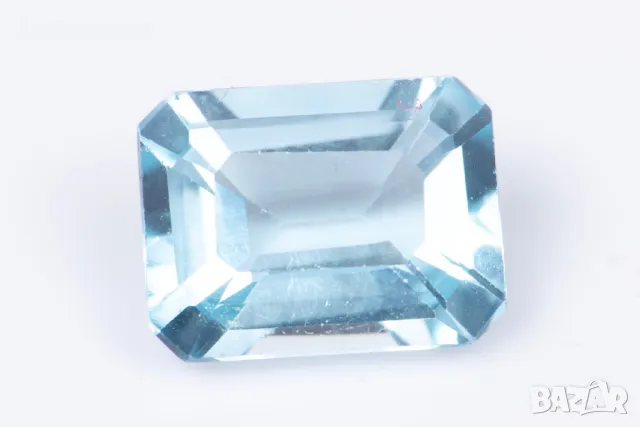 Син топаз 1.91ct 8x6mm VS октагон шлифовка #5, снимка 1 - Други - 49170570