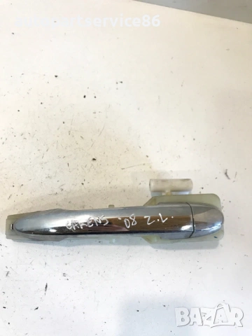 Външна дръжка за задна лява врата, хромирана за KIA Carens (2007-2011), снимка 3 - Части - 53453438