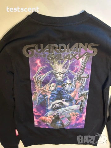Primark Marvel Guardians of the Galaxy Суичър – Размер M дълъг ръкав черен, снимка 3 - Суичъри - 53568413