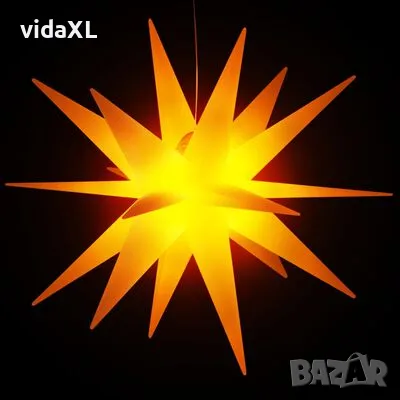 vidaXL Коледна лампа с LED, сгъваема, жълта, 100 см(SKU:356195), снимка 3 - Декорация за дома - 48277217