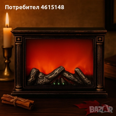 LED камина с ефект на тлеещи въглени – безопасна и стилна атмосфера у дома